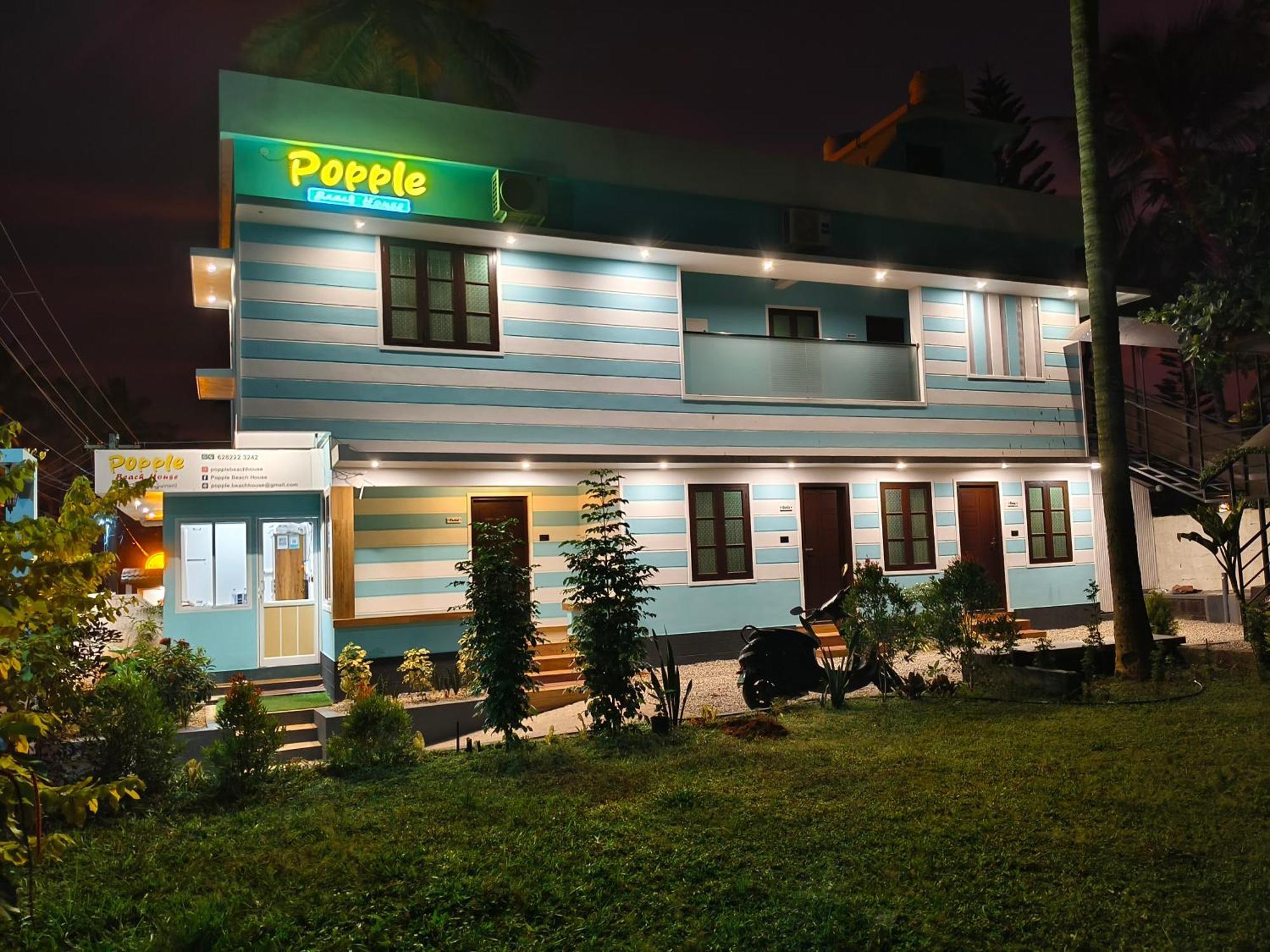 Popple Beach House Varkala Exteriér fotografie